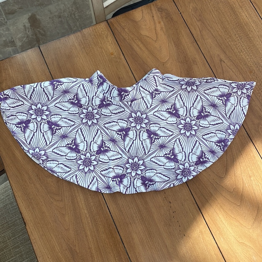 Kate Quinn Circle Pocket Skirt Purple Butterfly Lace 12-18M NWT